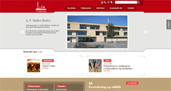 Desktop Screenshot of apmoellerskolen.org